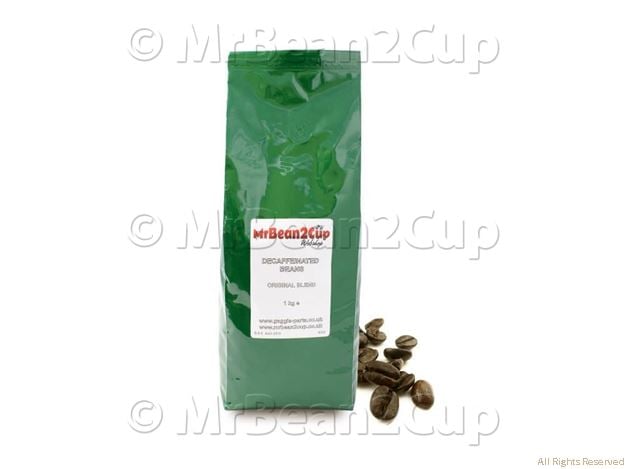Picture of Mr Bean2Cup Coffee - Decaffeinated Whole Espresso Beans - 1kg