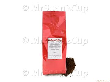 Picture of Mr Bean2Cup Coffee - Pre Ground Espresso Beans - 1kg