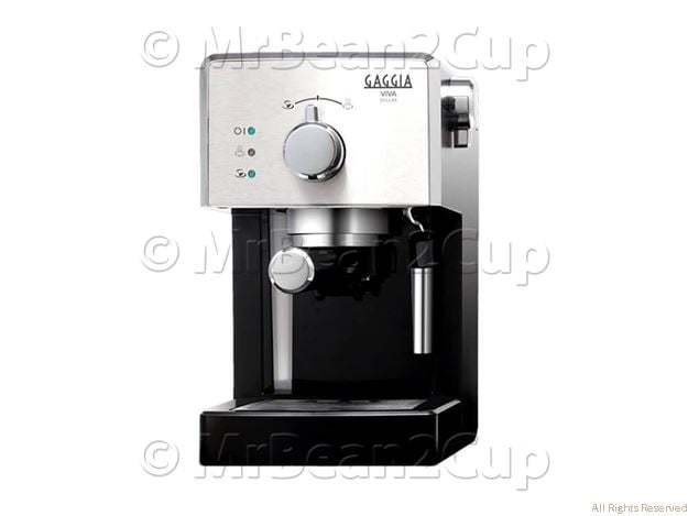 Gaggia Viva Deluxe Black/Silver Coffee Machine