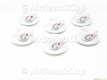 Picture of Gaggia Espresso Cup and Saucer Set of 6