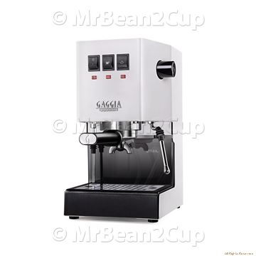 Picture of New Gaggia Classic 2019 WHITE RI9480 Manual Espresso Machine