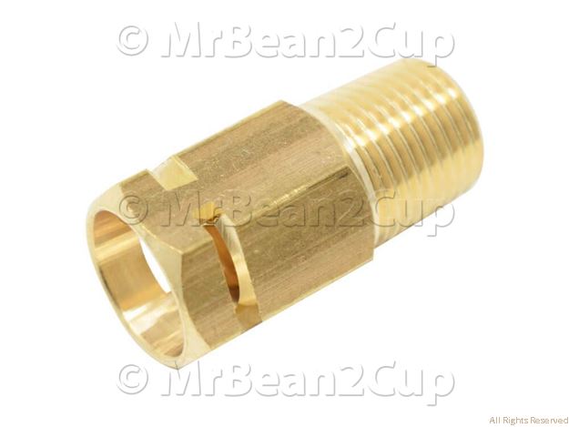 Picture of Gaggia, Saeco, Philips L-F/Brass Connector 1/8" For Tube D=4