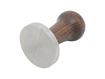 Picture of Stainless Steel Tamper Base with Walnut Wooden Handle (complete) 58.4 mm