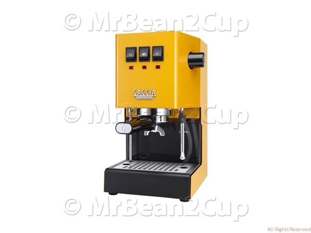 Picture of Gaggia Classic Evo 2023 Sunshine Yellow RI9481 Manual Espresso machine